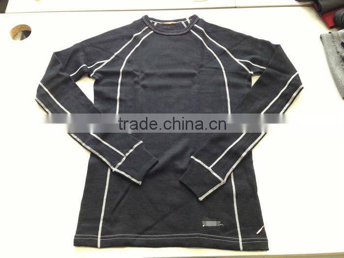 Men's merino thermal underwear top