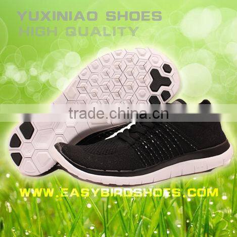 high quality sport sneaker fashion shoes for female, women fly fabric sport shoes running from china