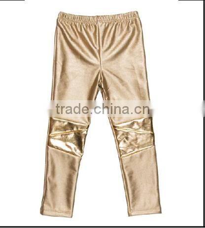 2016 Imitation Leather Leggins 100%PU Christmas halloween costumes for kids outfits boutique clothes wholesale alibaba