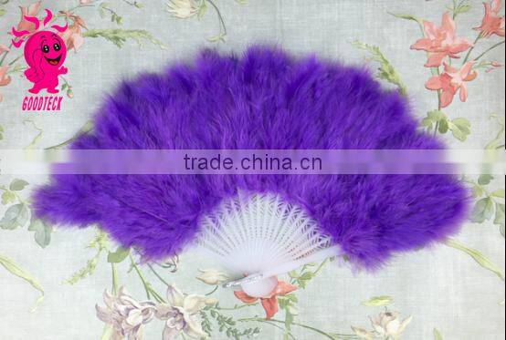 China Supplier Feather Fan Wedding Occasion and Party Decorations Event Party Item Type dancing feather fans