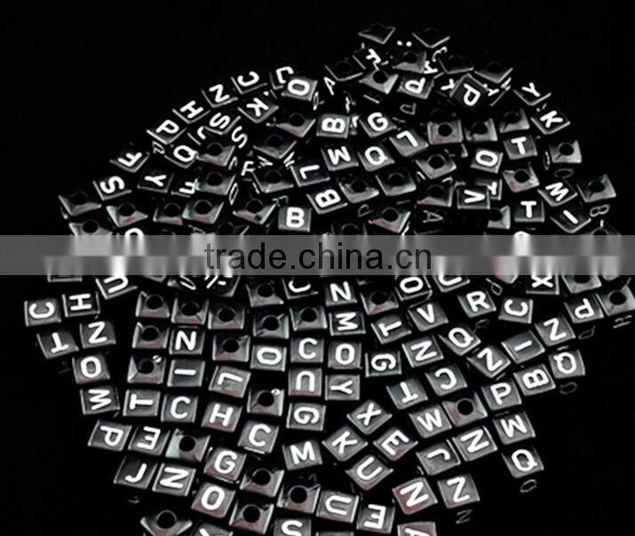 Acrylic Russian letter beads Polish letter beads various plastic alphabet letter beads kids toys accessories