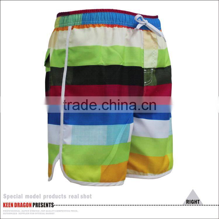 Shorts for Men Beach Wear Rainbow Printing Shorts Wholesale Toddler Boy Swim Trunks
