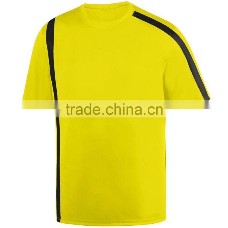 Attacking Third Jersey For Youth Man Short Sleeve Basic Breathable Jersey 100% Polyester Wicking Knit Comfort Sport Tee