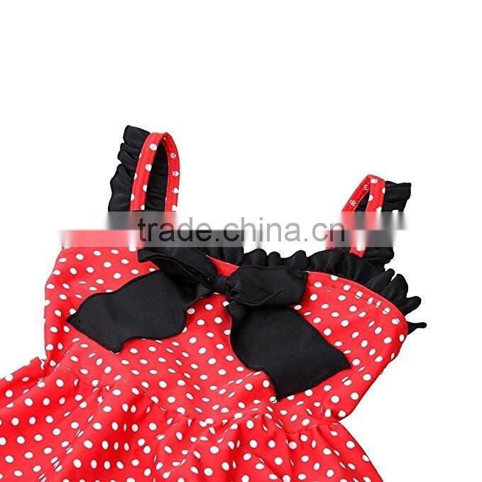 Little girls bikini print fabric swimwear 2 piece suit floral bathing suits