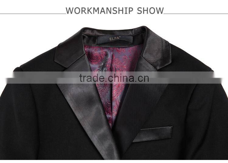 ELPA NXB0101 formal fancy black 3 piece designer boys suits