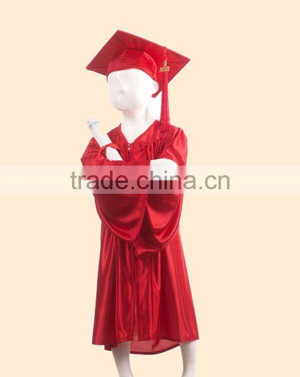 black graduation gown child, children graduation gown, kindergarten graduation gown