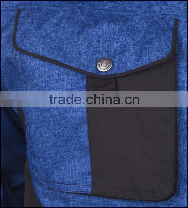 Safety garments mens parka winter jacket with waterproof EN343