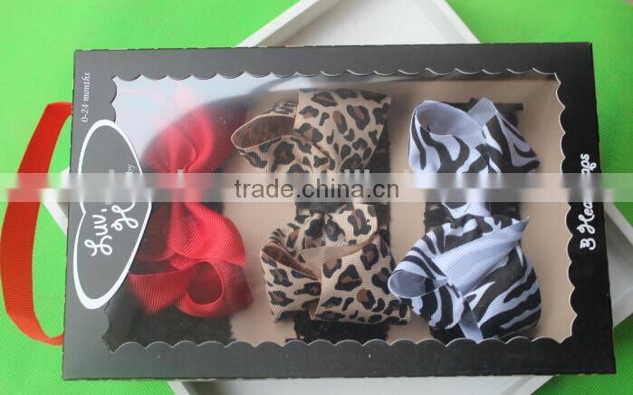 3pcs baby headband gift set, newborn baby 3pcs headband gift set