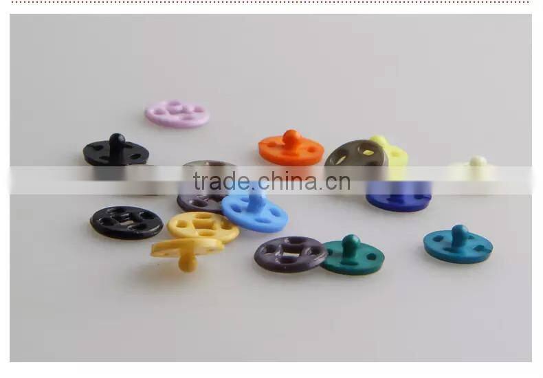 Fashion Childern Colorful Plastic Press Stud Buttons