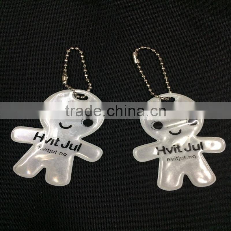 Mini palm reflector keychain