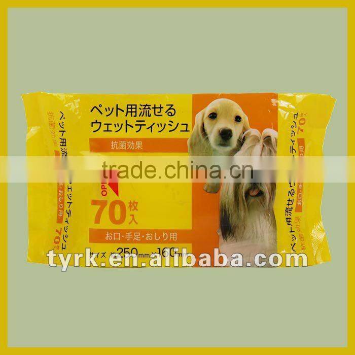 OEM design with best price Pet Wet Tissue wholesale