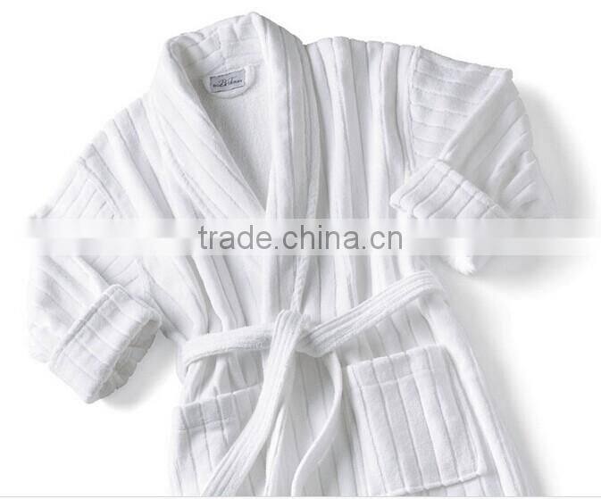 High Quality Hotel 100% Cotton Terry Bathrobe China Manufacture