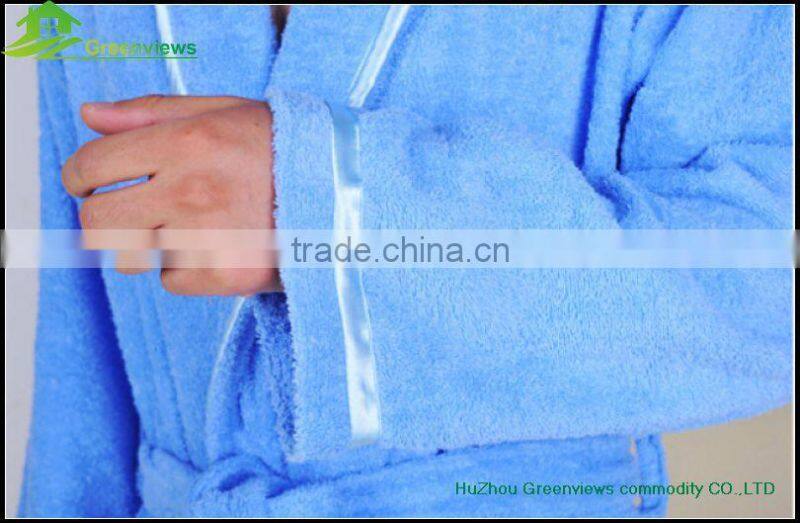 Cotton Custom size bathrobe cotton robes for adults terry cotton sleepwear