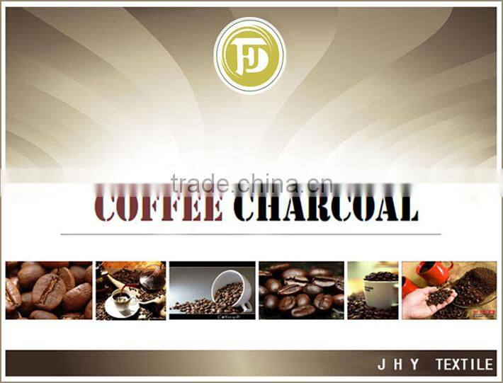 Natural viscose fiber with Coffee charcoal spandex fabric