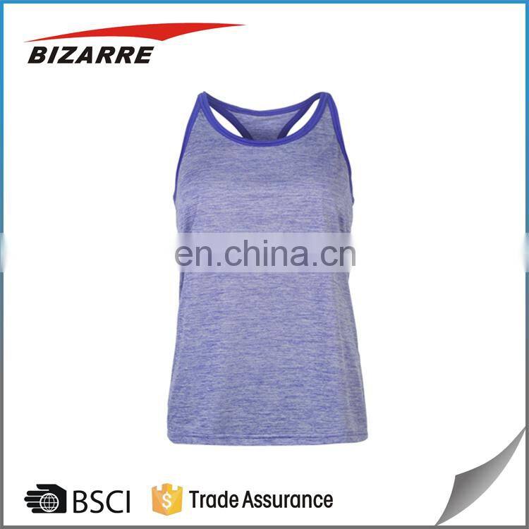 Fashion sublimation printing running singlets tank tops womens