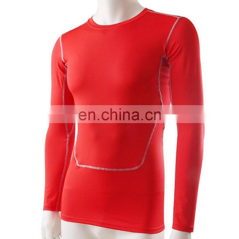 Quick dry and Breathable long sleeve compression top for men