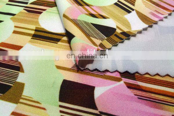 shaoxing winfar china wholesale DTY scuba knit digital printing on fabric for garment