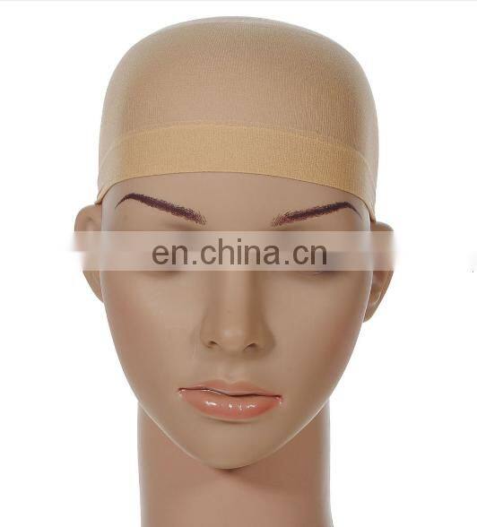 2Pcs Elastic Wig Cap Hairnets Polyester Stretch Snood Liner Mesh