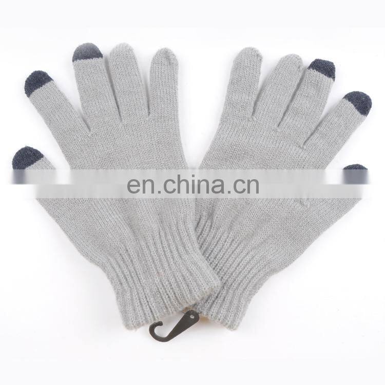 TOROS winter high quality many colors knitted magic acrylic touch screen glove