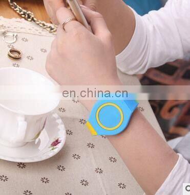 Steel Full Round Electronic Smart Watch Smart Monitor SleepTracker Wearable Devices for lovers jelly color Silica watch