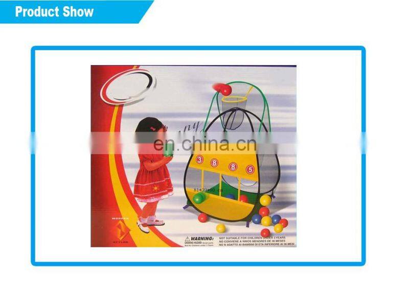 Funny game outdoor play sports goal play tent with balls