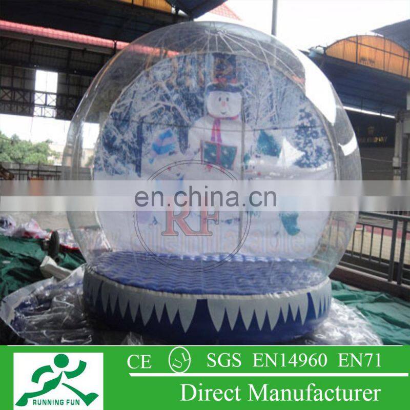 inflatable christmas ornaments snow ball,inflatable snow advertising ball for sale ICM-10