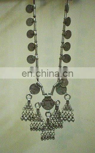 Gypsy Vintage Coins pendant tribal boho necklace