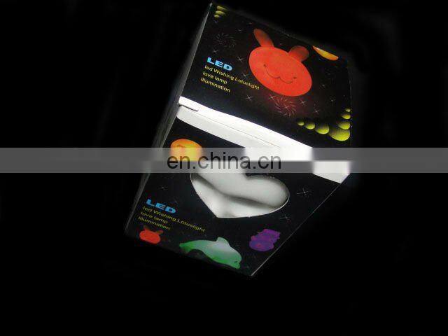 factory direct sale LED glowing colorful skull lights for Halloween