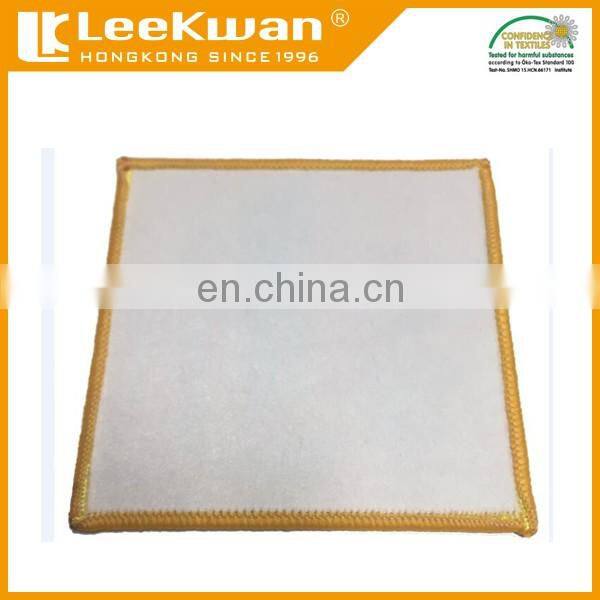 Dye Sublimaiton Colorful Printing Patch,Satin Fabric Heat Press Print Patches