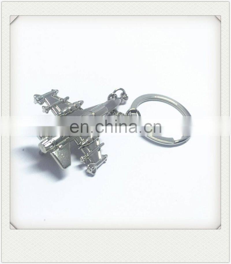 Beautiful custom design airplane metal keyring