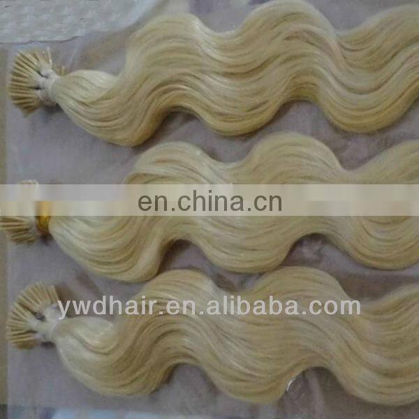 i-tip hair extensions for black women keratin prebonded hair extension wholesale