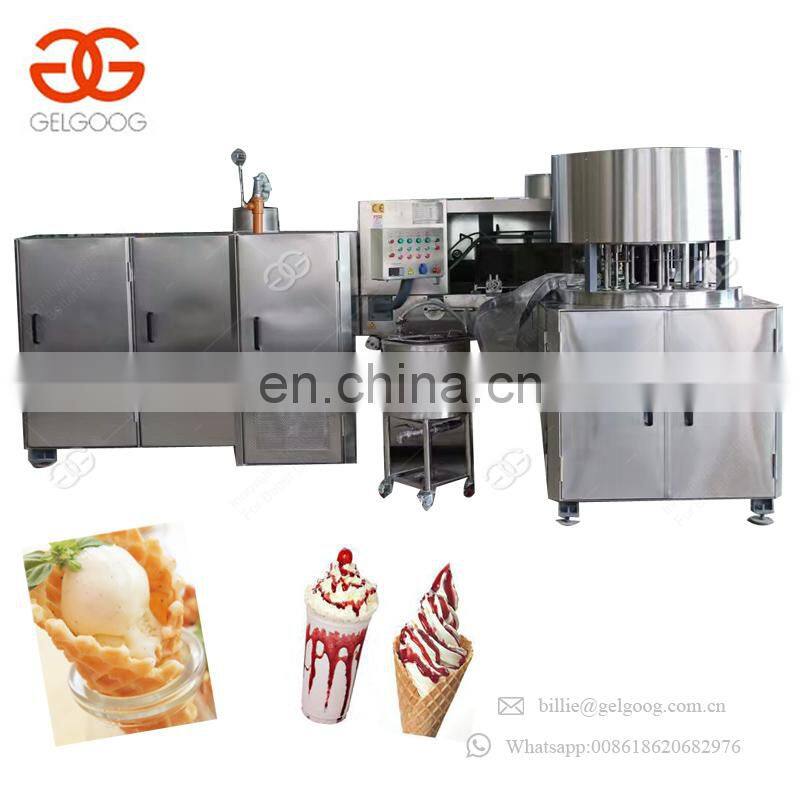 New Design Sugar Cone Rolling Machine Snow Cone Production Line Ice Cream Cone Machinery