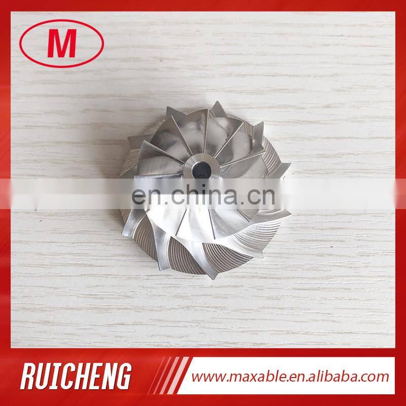 RHF5 36.60/52.50mm 11+0 blades turbo turbocharger aluminum 2618/milling/billet compressor wheel for VJ26