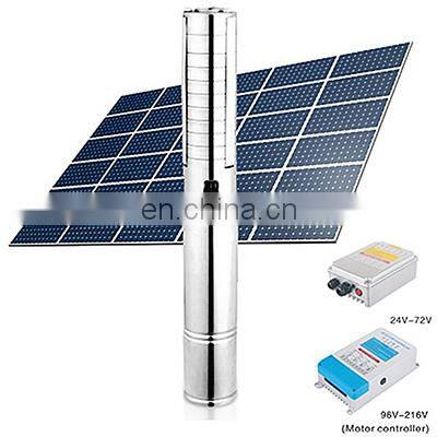 High quality DC solar pump 3kw and MPPT controller solar water pump system for farm EMP548