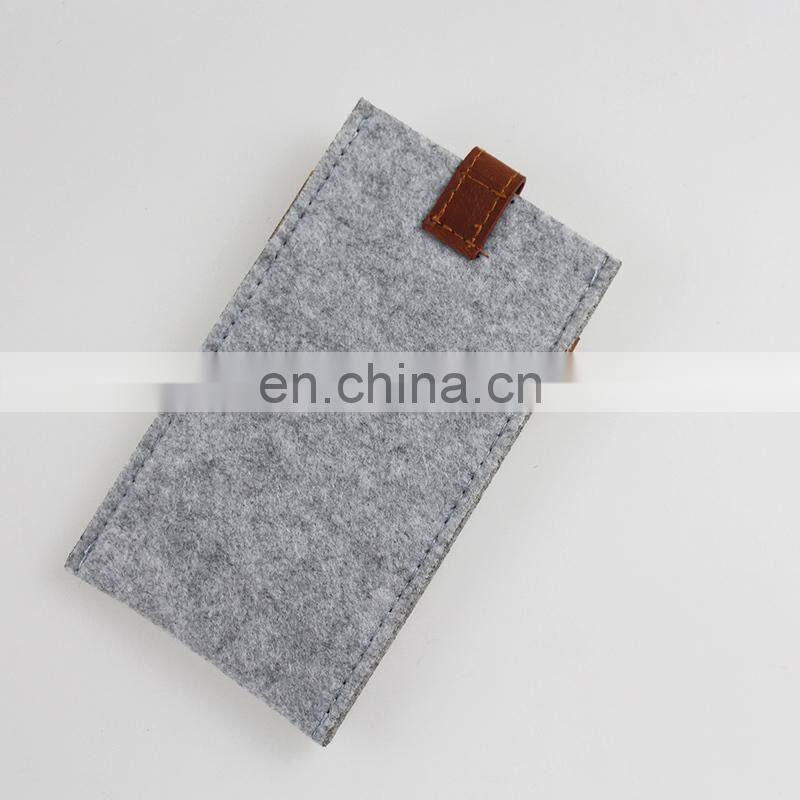 Felt Mobile Phone Pouch Case Bag