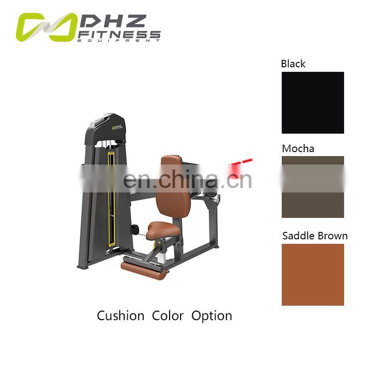 Dhz Fitness Equipment Body Shaping Plate Loaded Gym Machine Seated Dip