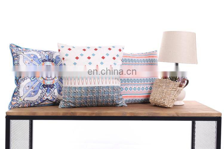 National Garden Nanjing Backrest pompom Decorative Cushions Outdoor Chair Cushion For Sofa