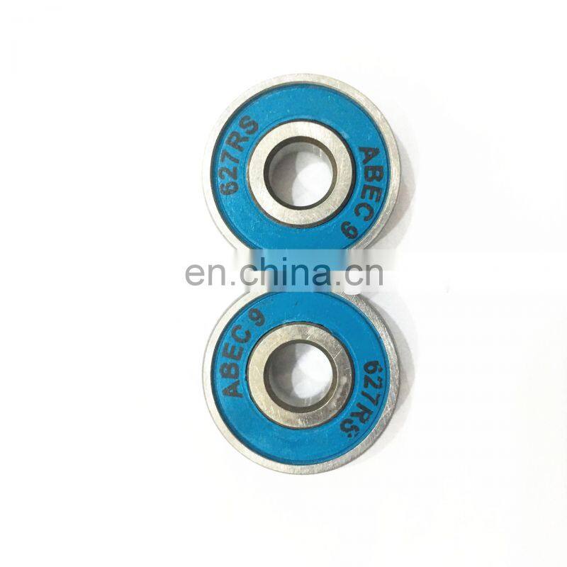 High speed skateboard bearing 627 abec7 7x22x7mm miniature ball bearing