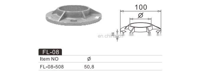 Wholesale Price Balustrade Fitting Stainless Steel Pipe Flange