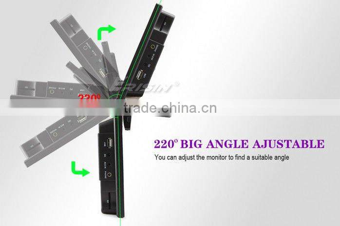 Erisin ES398 9" Car Monitor Headrest CD/CDG/MP4/MP3/WMA