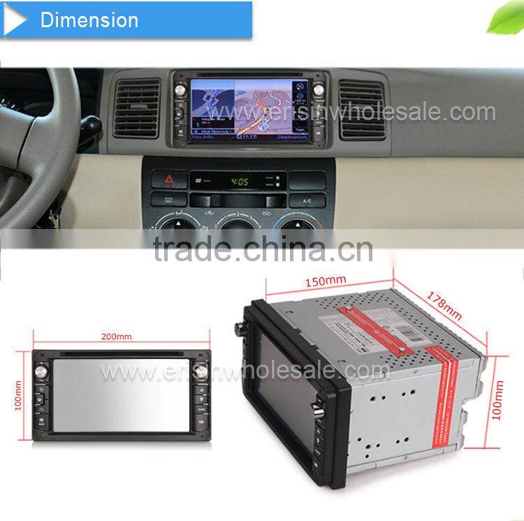 Erisin ES6903K 7" Car Audio Entertainment Car Stereo System Radio GPS Navigation for Toyota Corolla