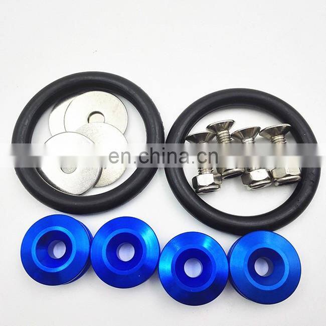 PURPLE JDM QUICK RELEASE FASTENERS FOR BUMPER TRUCK FENDER HATCH LID KIT