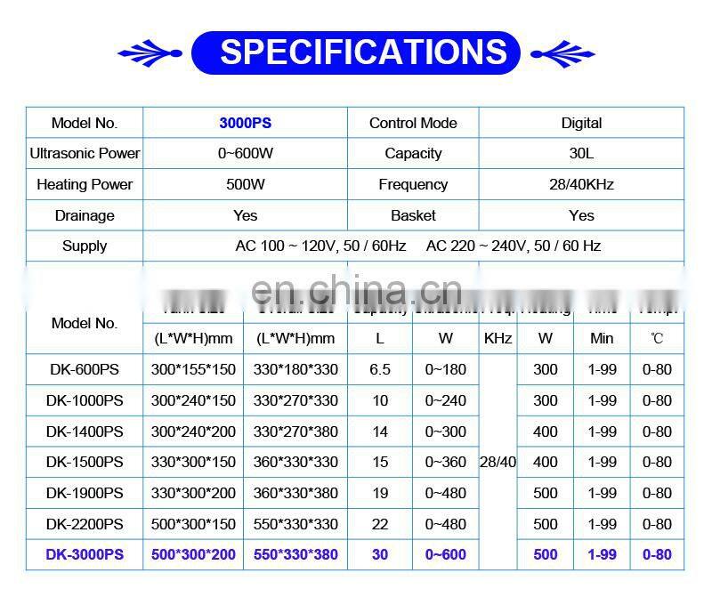 New Power Adjustable Dual-Bands Ultrasonic Cleaner with Degas Function