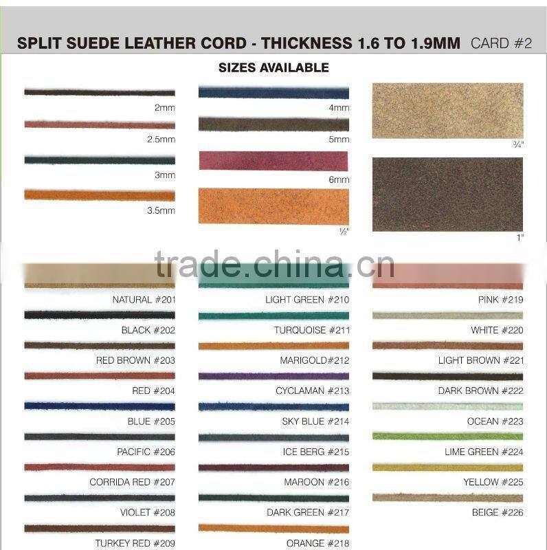 Leather Cord Maroon Colour