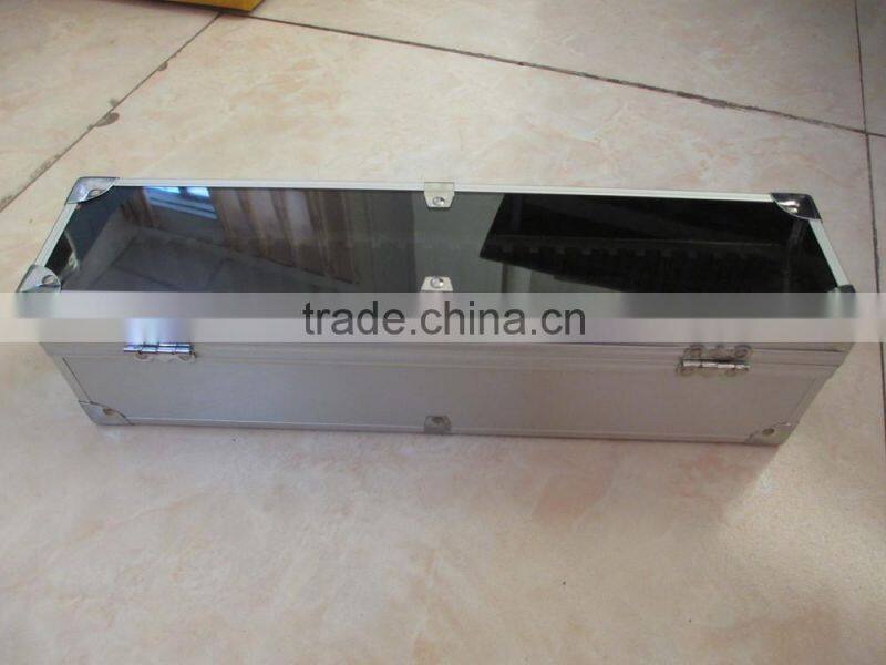 Aluminum frame clear top slab coins Storage & Display Case or box ,from 25 slab to 50 with PCGS or NGC Certified