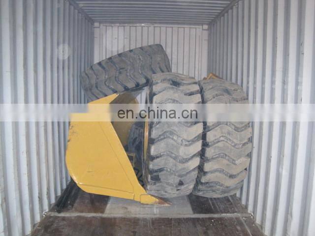 Caterpillar used 966G wheel loader, loading for CAT 966G by container