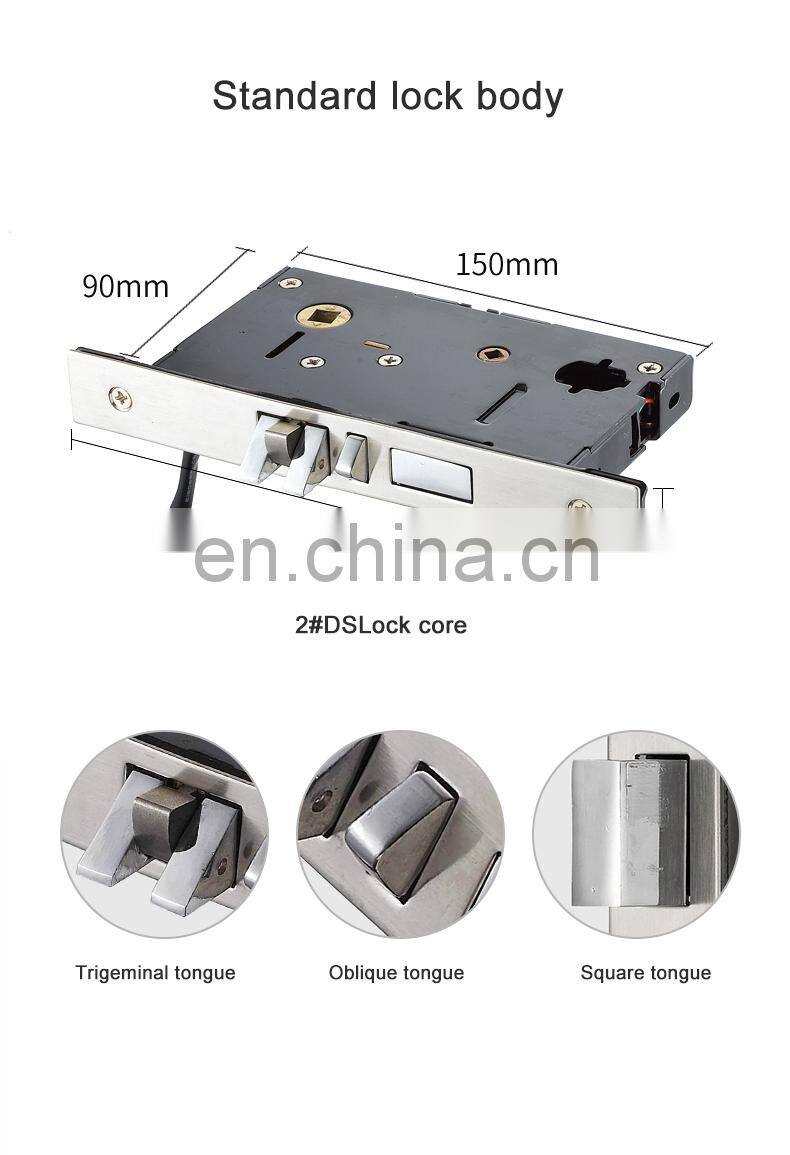 Security Ble Ttlock App Rfid Card Electronic Digital Hotel Lock For Hotel Apartment Airbnb