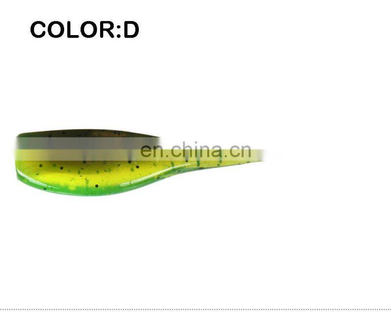 JOHNCOO Swimming Straight Tail Soft Baits Swim baits Soft Fishing Lures for Carp Bass Pike