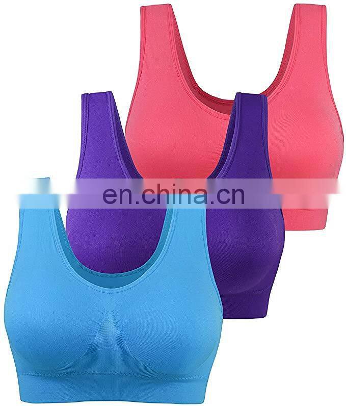 Wholesale Breathable Fitness Women Sports Yoga Bra Fitness Workout Sports Running Women BRA