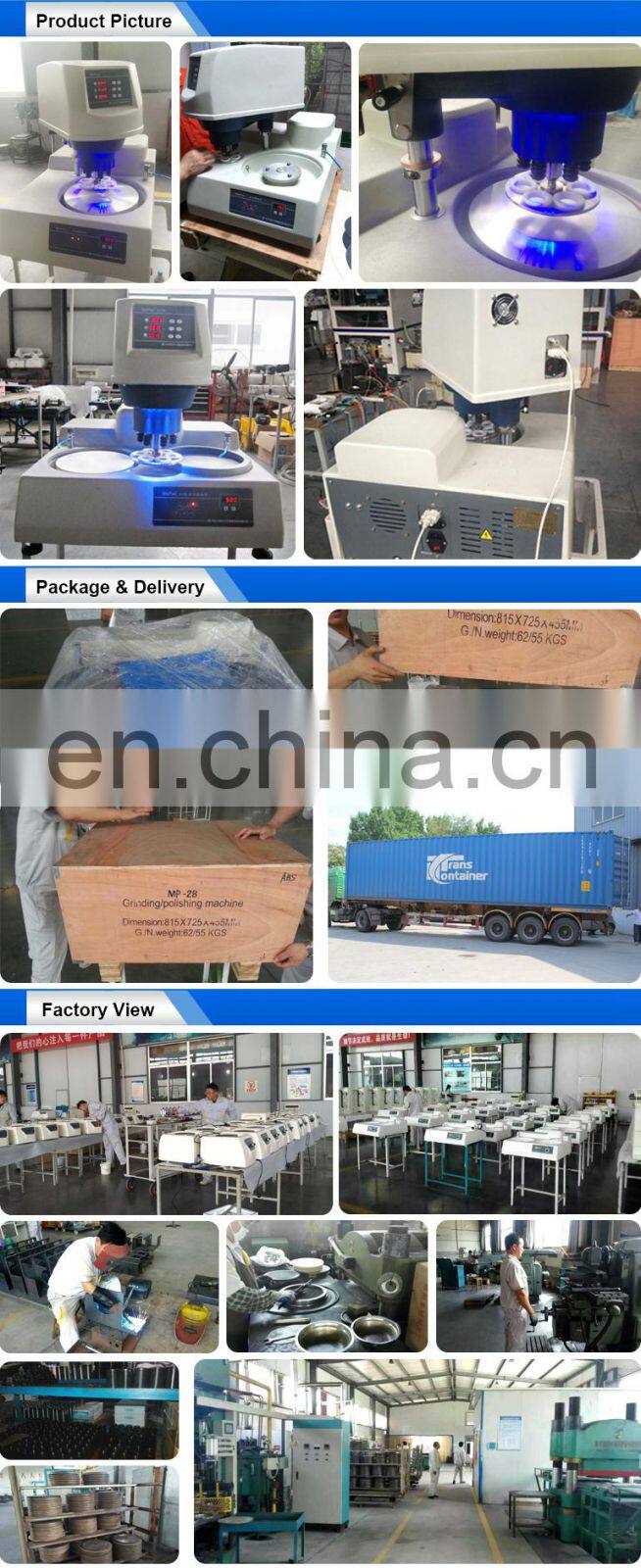 Double-Head Type Metallographic Sample Mounting Press Machine